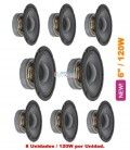(8U) WOFER-6,5" (120W / 60W RMS) (TOTAL 960 W / 480 WRMS)