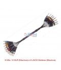 SNAKE 8XLR-JACK (6 Mts) (8 Pares MACHO XLR-JACK MONO ESTÉREO 6,3)
