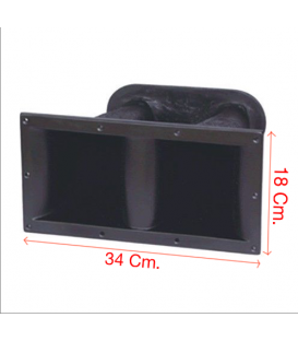 DIFUSOR DOBLE (2 x 1" ATORNILLABLE)