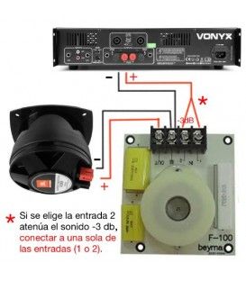 F-100 (600W / 300W RMS)