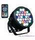 60W LED + MANDO (INCLUYE LED DE LUZ NEGRA / R+G+B+W+UV) DMX