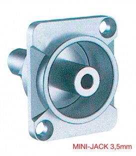 MINI-JACK HEMBRA DE BASE ESTÉREO (METÁLICA)