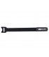 (10U) CINTA RECOGE-CABLES (VELCRO 200 x 25 mm) COLOR NEGRO