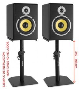 SMS10 SOPORTES PARA MONITORES DE SOBREMESA (ALTURA 340 - 495mm) BASE (23x22 CM)