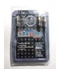 CABLE PRO 1xRCA Hembra a 2xRCA MACHOS (BAÑADOS EN ORO)