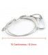 CABLE SEGURIDAD 70CM (Ø2mm)