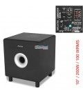 SUB. AMPLIFICADO 10" / 200W / 100 WRMS (CROSSOVER REGULABLE)
