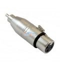 ADAPTADOR DE XLR (Hembra) a RCA (Macho).