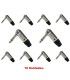 (10U) JACK MONO (6,3 mm) ACODADO A 90º MACHO