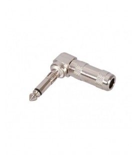 JACK MONO (6,3 mm) ACODADO A 90º MACHO