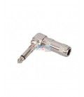 JACK MONO (6,3 mm) ACODADO A 90º MACHO