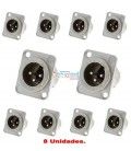 (8U) CANON (XLR) MACHO NEUTRIK (NC-3MDLX)