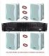 SIST. COMPLETO 8" (680W / 340 WRMS) (JBSYSTEMS + PSK) BAFLES EN BLANCO