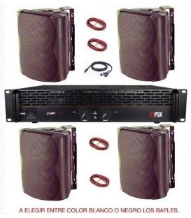SIST. COMPLETO 8" (680W / 340 WRMS) (JBSYSTEMS + PSK) COL. NEGRO