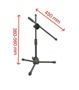 MINI-SOPORTE MICRO PLEGABLE (Hasta 0,56 Mts + 0,45 DE JIRAFA) 