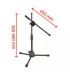 MINI-SOPORTE MICRO PLEGABLE (Hasta 0,56 Mts + 0,45 DE JIRAFA) 