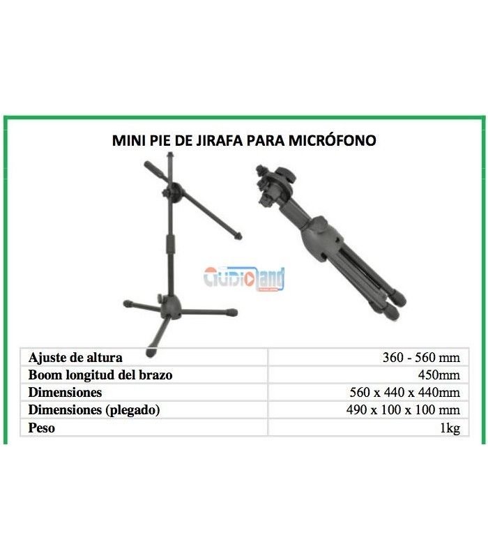 Pie de micrófono de jirafa bajo - 16nou