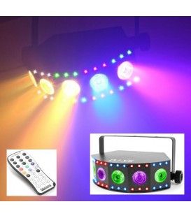 DJ-X5 ARRAY STROBO LED (EFECTO LED MULTICOLOR + FLASH)