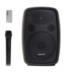 AMPLY-8 (BATERÍA / MICRÓFONO INALÁMBRICO / BLUETOOTH / RADIO FM / USB) EMBALAJE ABIERTO / SIN ESTRENAR.