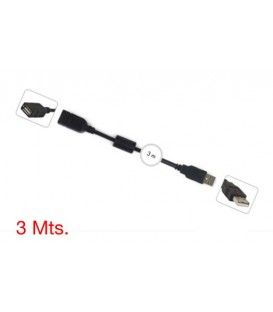 3 Mts / ALARGADOR USB (MACHO A HEMBRA USB 2.0)
