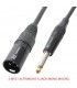 3 Mts / JACK MONO MACHO (6,3mm)  A XLR MACHO.