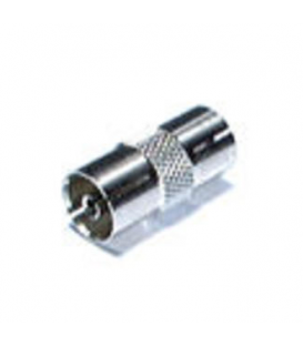 EMPALME PARA CABLE DE ANTENA TV (HEMBRA A HEMGRA) 