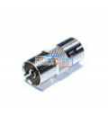 EMPALME PARA CABLE DE ANTENA TV (HEMBRA A HEMGRA) 