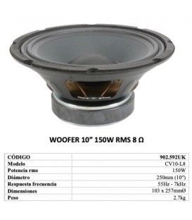 CV-10" (300W / 150W RMS)