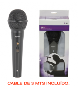 DM11B MICRÓFONO DINÁMICO CON CABLE