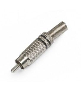 RCA MACHO CON MUELLE METÁLICO (MARCADOR NEGRO)