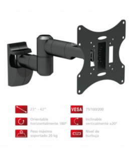 Soporte De Tv De 23 A 42 Fonestar Extensible Hasta 46cm Vesa 200