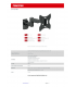 (23-42") PARA PARED EXTENSIBLE Y ORIENTABLE (STV-676N)