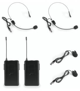 WM522B DOBLE DE DIADEMA + 2 DE SOLAPA VHF (CON MALETA DE TRANSPORTE)