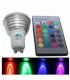 LÁMPARA LED RGB CON MANDO A DISTANCIA (GU10 / 5W / 220V)