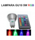 LÁMPARA LED RGB CON MANDO A DISTANCIA (GU10 / 5W / 220V)