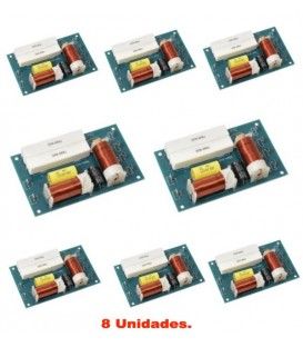 (8U) 2 VÍAS, 400W / 200 WRMS (CORTE EN 3 kHz) IMPEDANCIA 8 Ω.