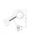 Ø50 / 60 Kg GARRA ALUMINIO (PARA TUBO DE 50mm Ø)