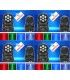 (4U) 70W / RGBW COMPACTA (7 LEDs x 10w) + CABLE XLR ESP. DMX