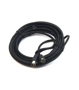 3 Mts / Cable de Antena TV/Vídeo (Macho a Hembra) 