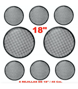 (8U) REJILLA PARA ALTAVOZ DE 18" (45cm)
