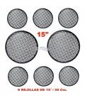 (8U) 15" REJILLA PARA ALTAVOZ (38,1cm)