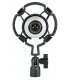 CM-400 DE ESTUDIO + SOPORTE (DE CONDENSADOR / COLOR PLATA) CABLE MINI-JACK