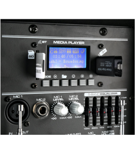 ACTIVO 15" + BATERÍA 700W / 350 WRMS (2 MICROS / USB / BLUETOOTH / SD) 220 Y 12V