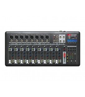 MAX10 FX-USB (9 CANALES / EFECTOS / USB / SD / PHANTOM / GRAGADOR)