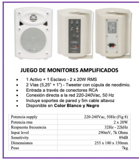 QR5AW (PAREJA AMPLIFICADA 5,25")