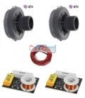 KIT QTX 1,35" (140W / 70 WRMS)