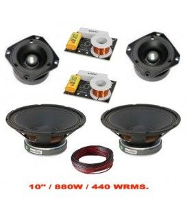 KIT A102 (10" / 900W / 450W RMS) (JBS: PWX-10/TPX-2/CN-3)