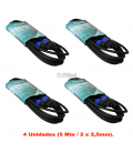 (4U) 5 MTS (2,5mm) SPEAKON-SPEAKON MACHOS 