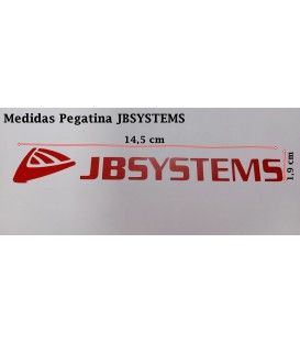 PEGATINA JBSYSTEMS  (14,5 cm X 1,9 cm)