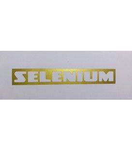 PEGATINA SELENIUM  (14,7cm X 2,2 cm)